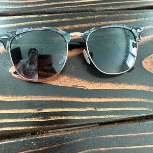 Ray-ban club master rose gold tortoise